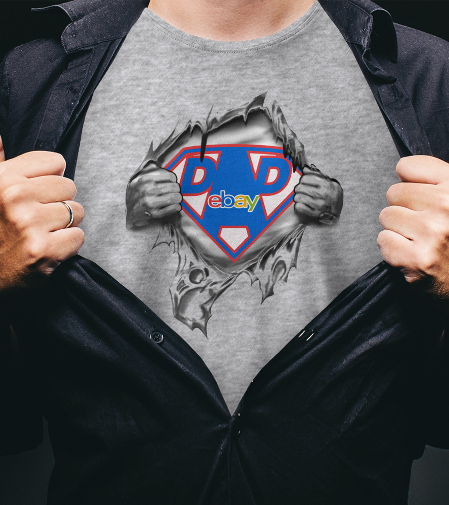 Dad Ebay Superhero Emblem 409 T-Shirt