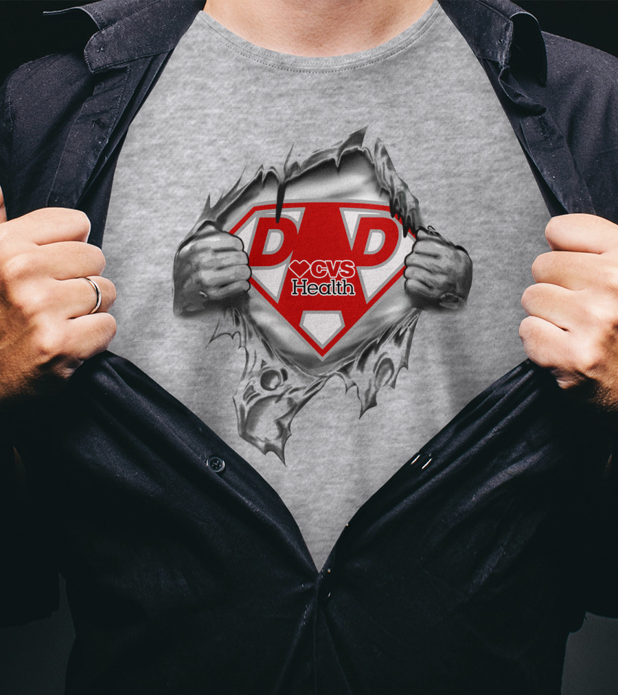 Cvs Health Dad Superhero Logo 432 T-Shirt