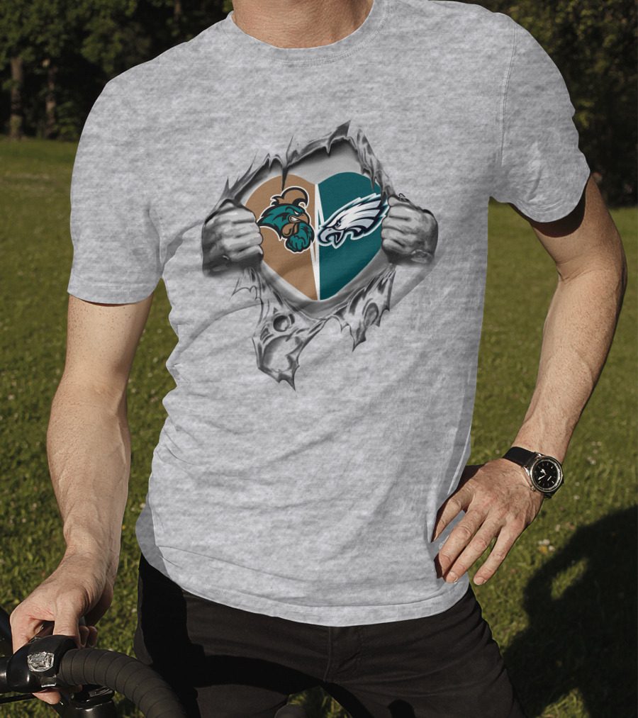 Eagles Coastal Carolina Chanticleers Heartbreaking Loyalty T-Shirt