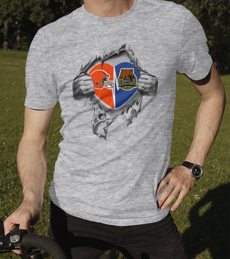Browns Cleveland Football Ucla Bruins Heart T-Shirt