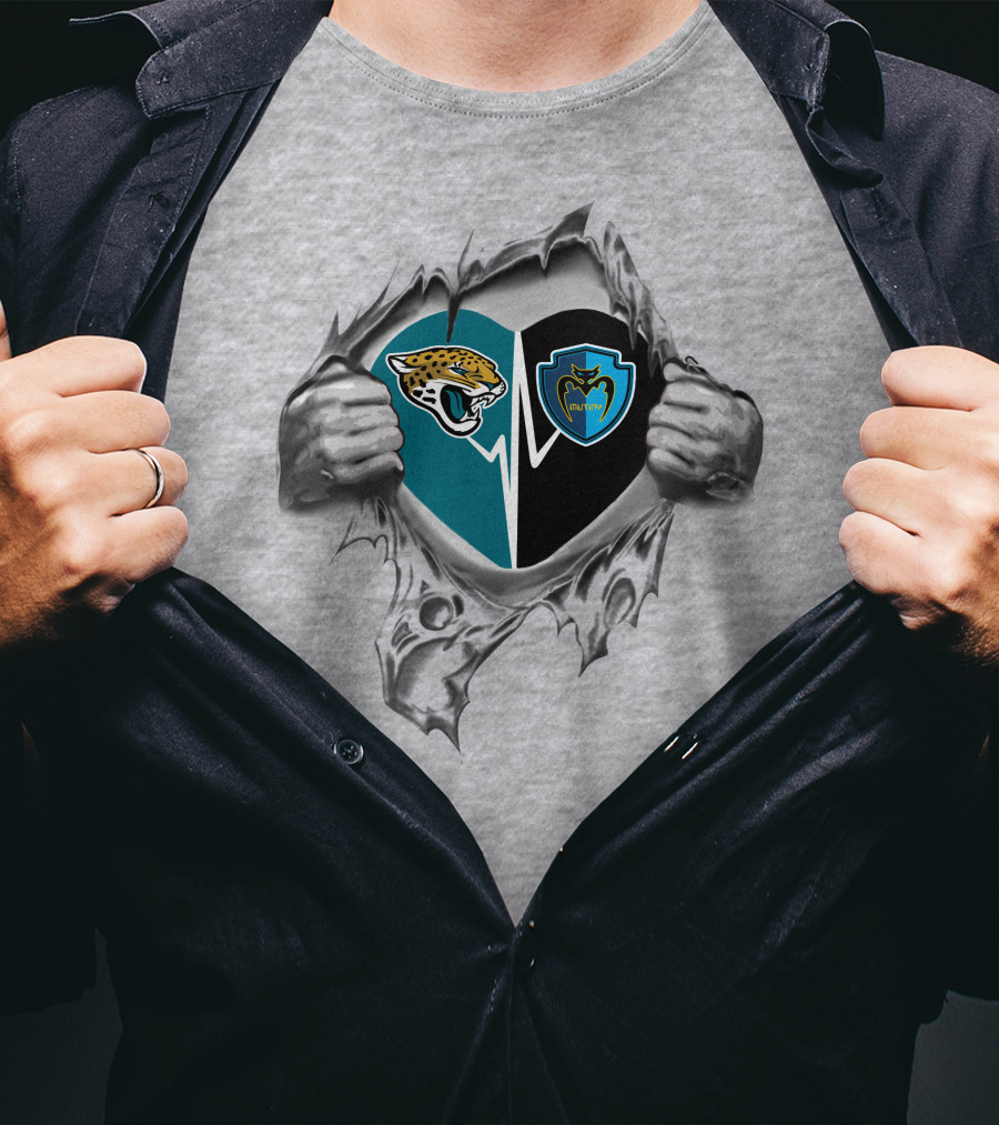 Jaguars Tampa Bay Mutiny It's In My Heart T-Shirt