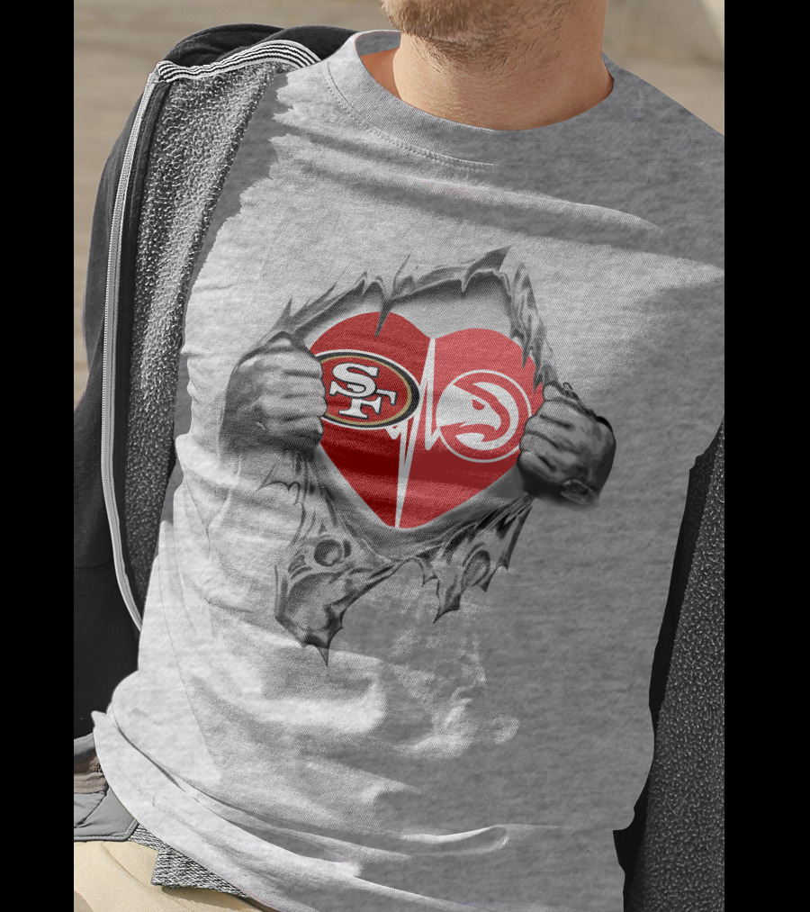 49ers Atlanta Hawks Heartfelt Loyalty Passion T-Shirt