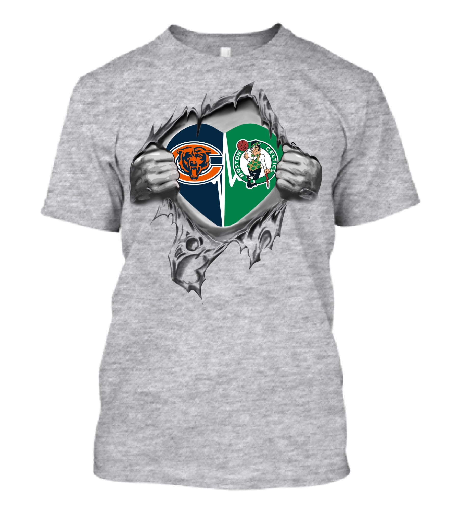 Bears Boston Celtics Heartfelt Fan Loyalty T-Shirt