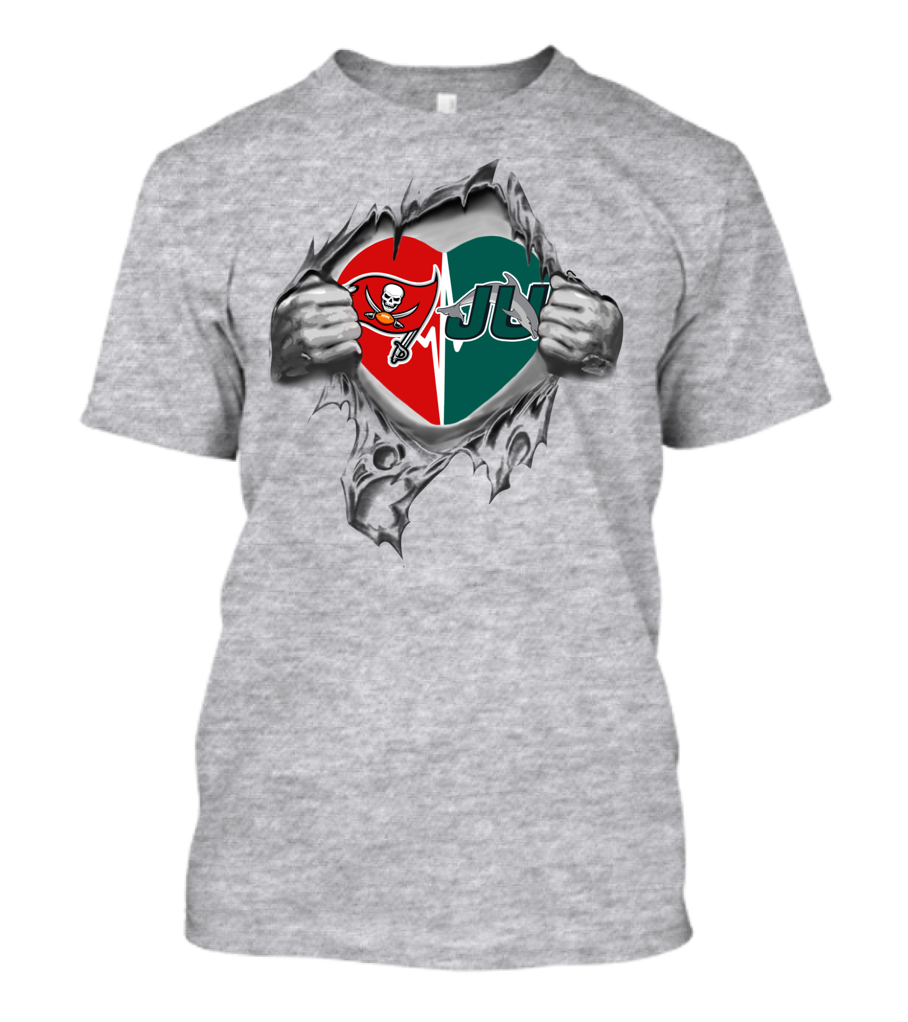 Buccaneers Jacksonville In My Heart T-Shirt
