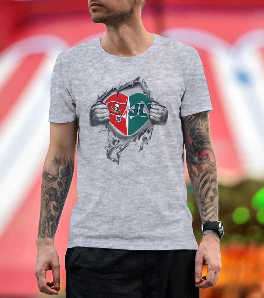 Buccaneers Jacksonville In My Heart T-Shirt