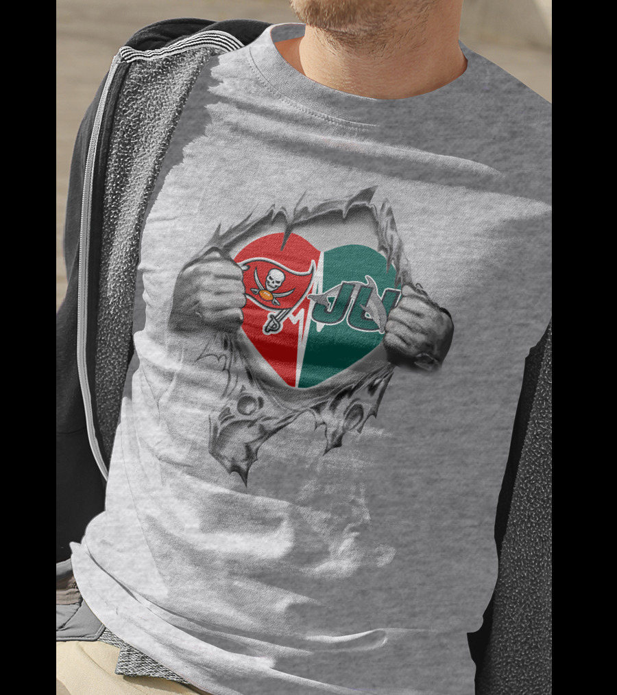 Buccaneers Jacksonville In My Heart T-Shirt