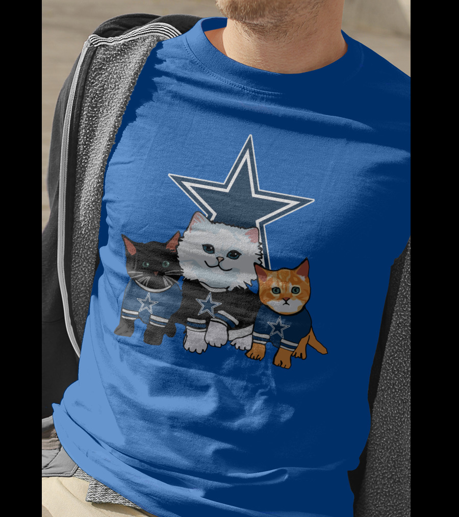 Dallas Cowboys Star Cats T-Shirt