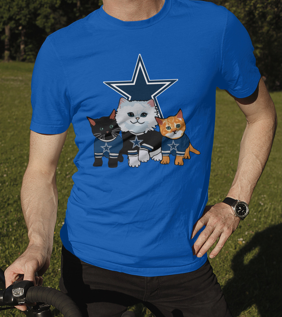 Dallas Cowboys Star Cats T-Shirt