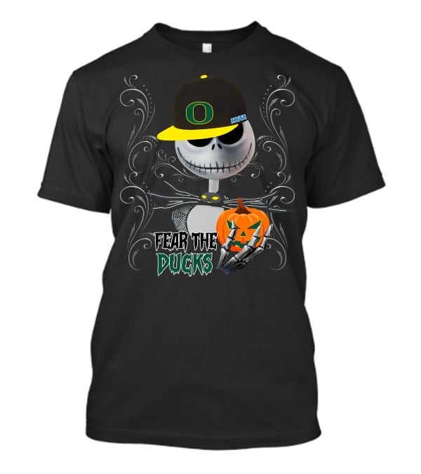Fear The Ducks Oregon NCAA Jack Pumpkin T-Shirt
