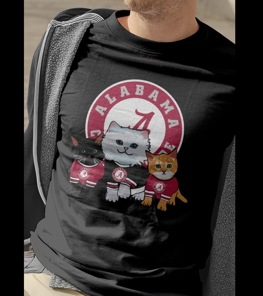 Alabama Crimson Tide Cats T-Shirt