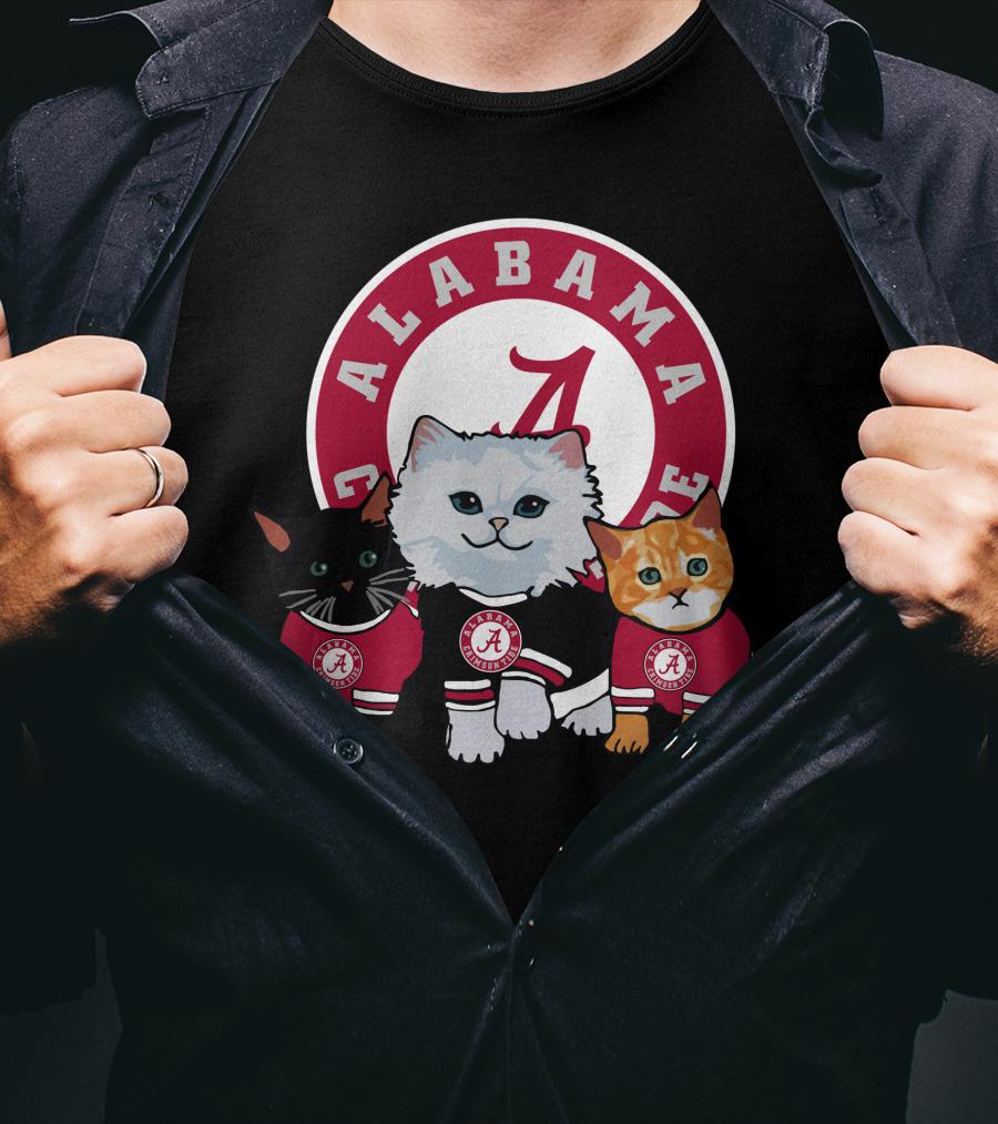 Alabama Crimson Tide Cats T-Shirt