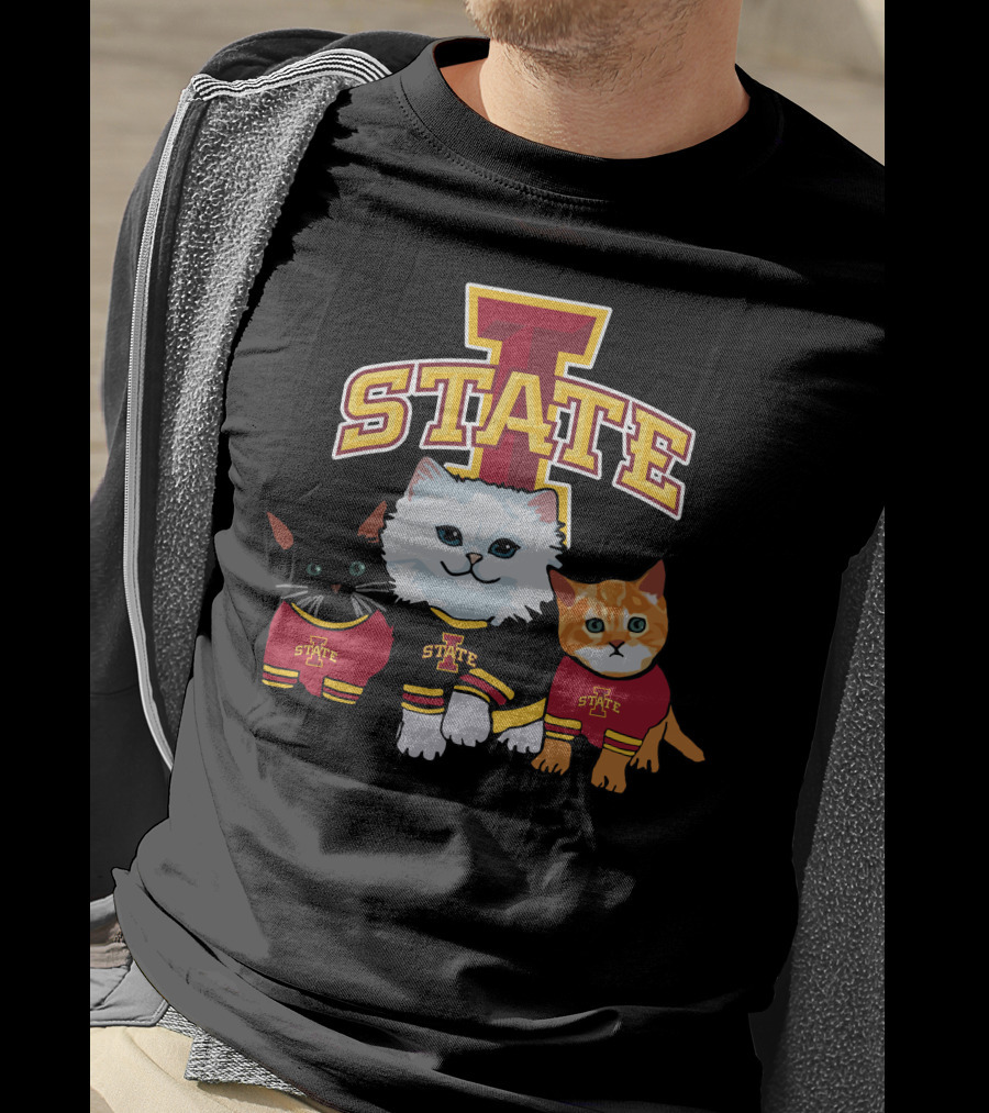 Iowa State Cyclones Cats Trio T-Shirt