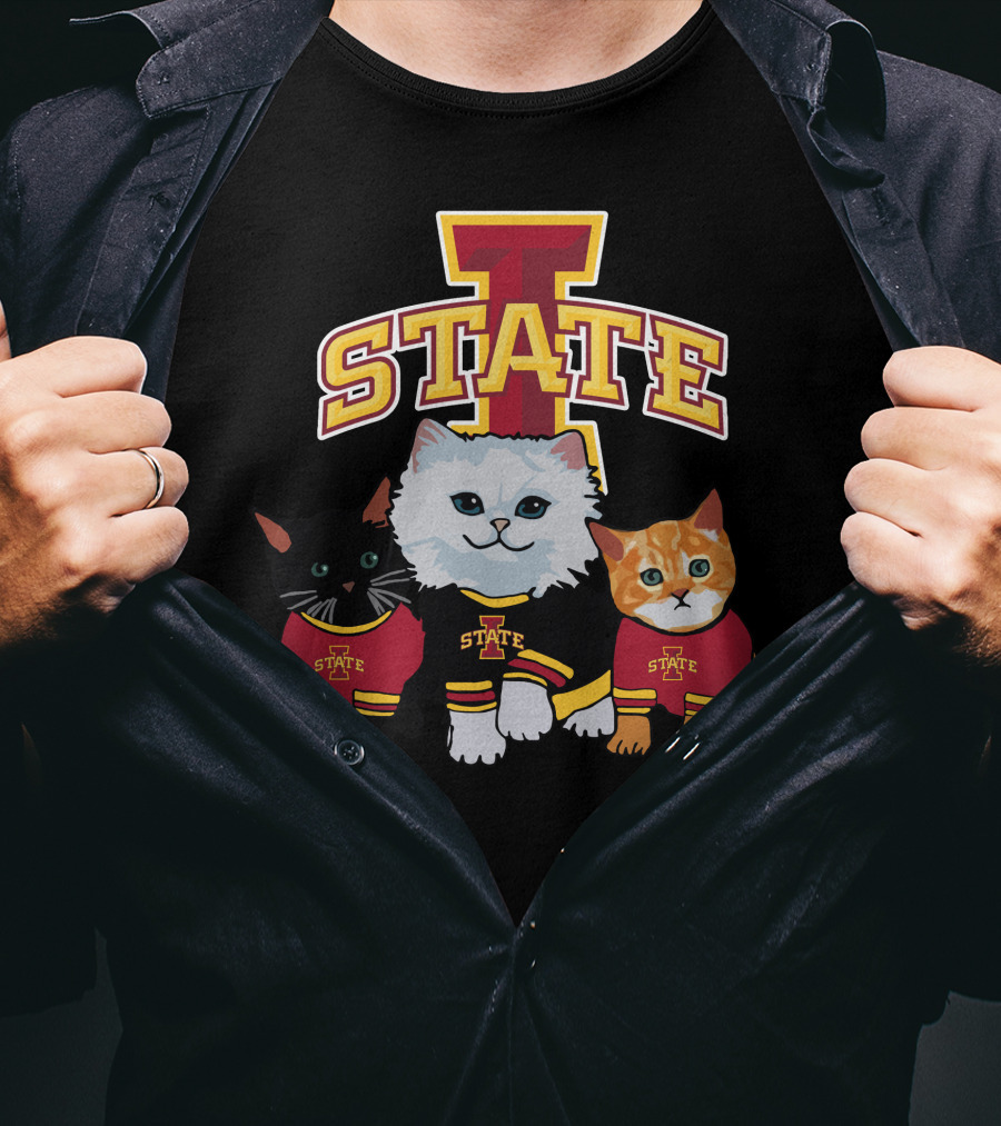Iowa State Cyclones Cats Trio T-Shirt
