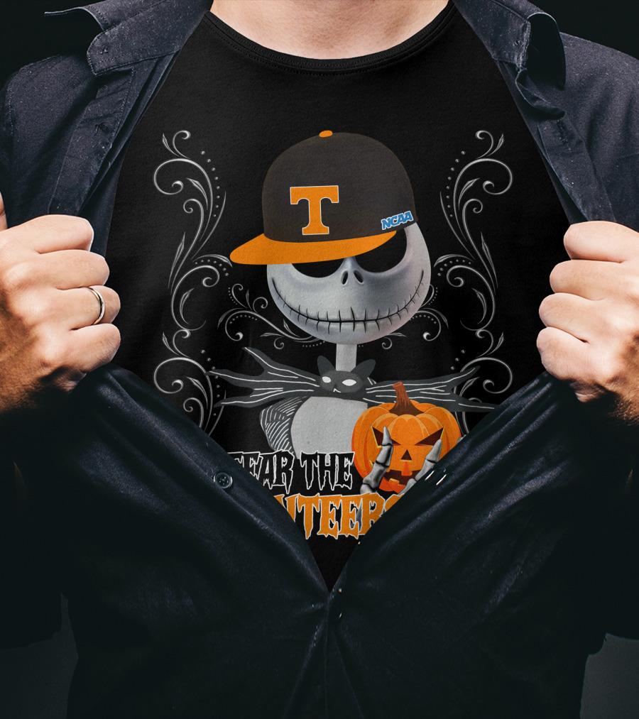 Fear The Volunteers Halloween NCAA Jack O'Lantern T-Shirt