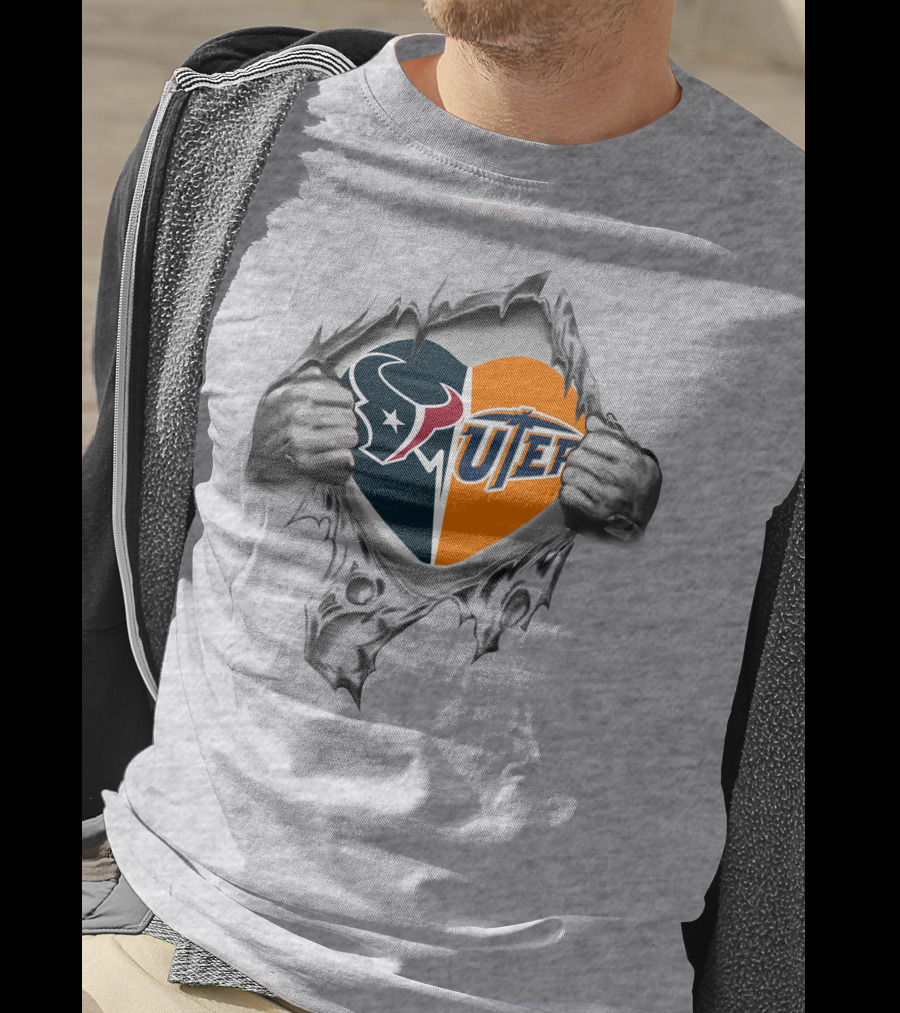 Texans El Paso Miners It's In My Heart Texans Utep Houston T-Shirt