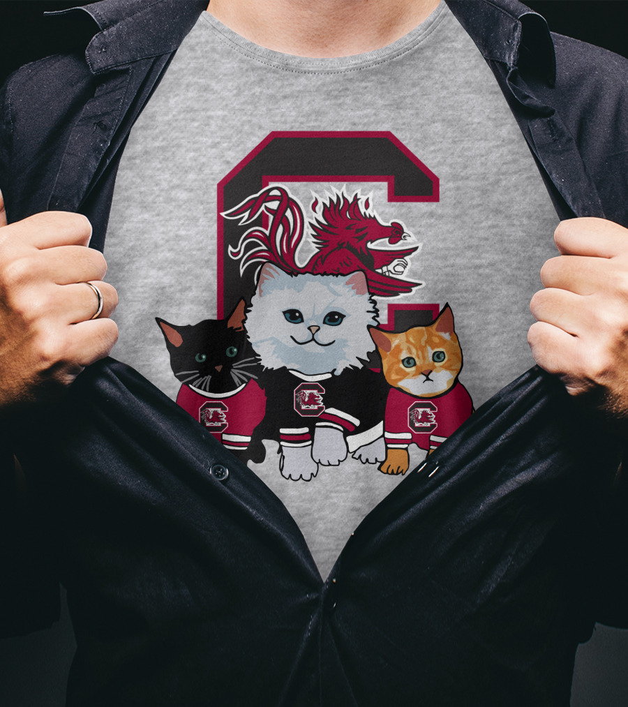 South Carolina Gamecocks Mascot C Cats T-Shirt