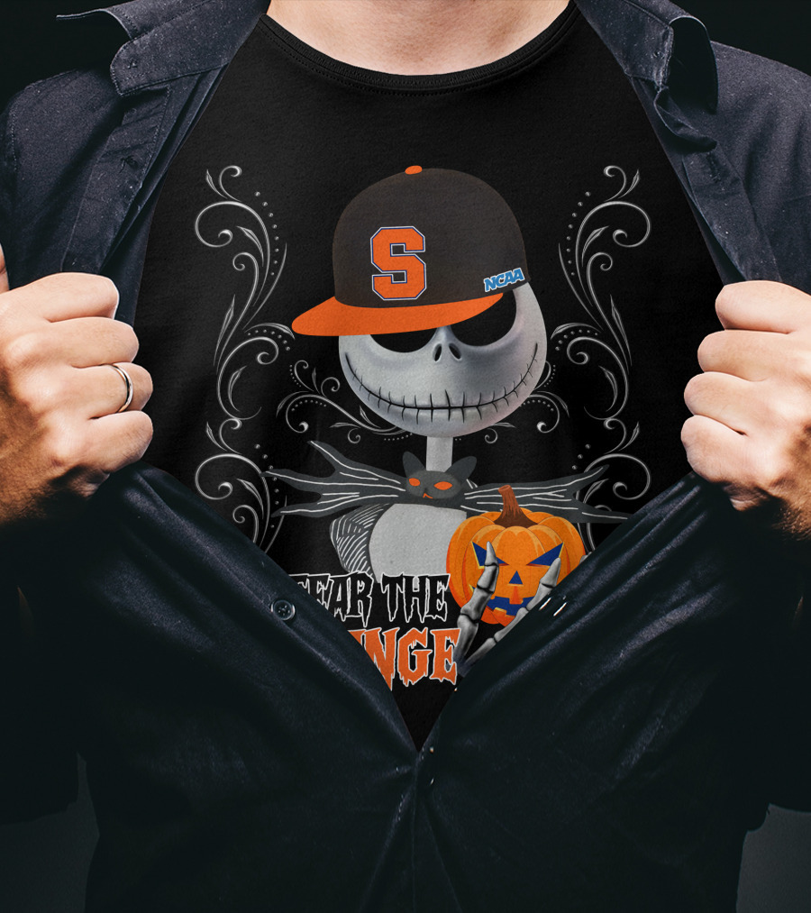 Fear The Orange Syracuse NCAA Jack O' Lantern T-Shirt