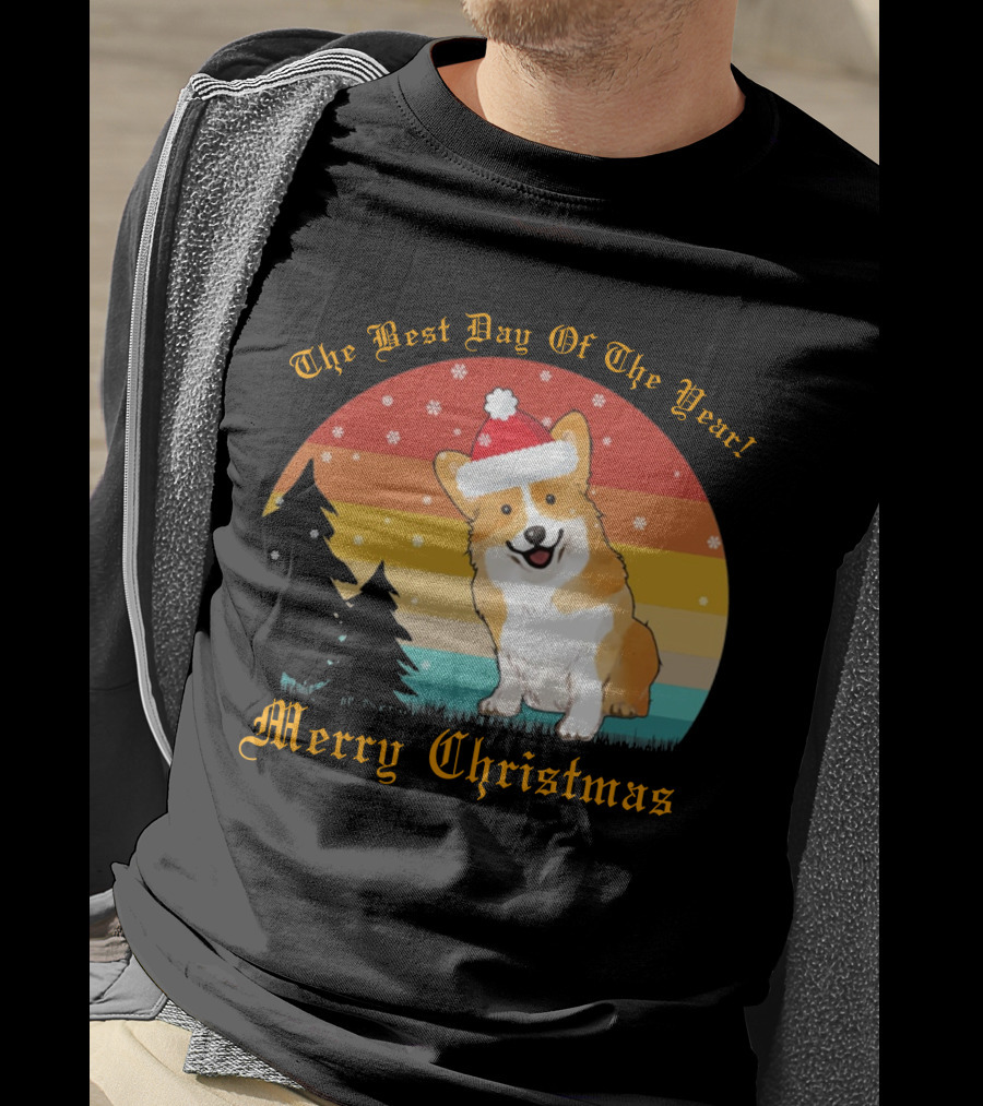 The Best Day Of The Year Merry Christmas Corgi T-Shirt