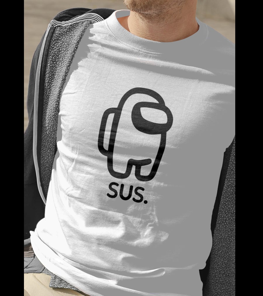Sus Impostor Meme Among Us Game Crewmate T-Shirt
