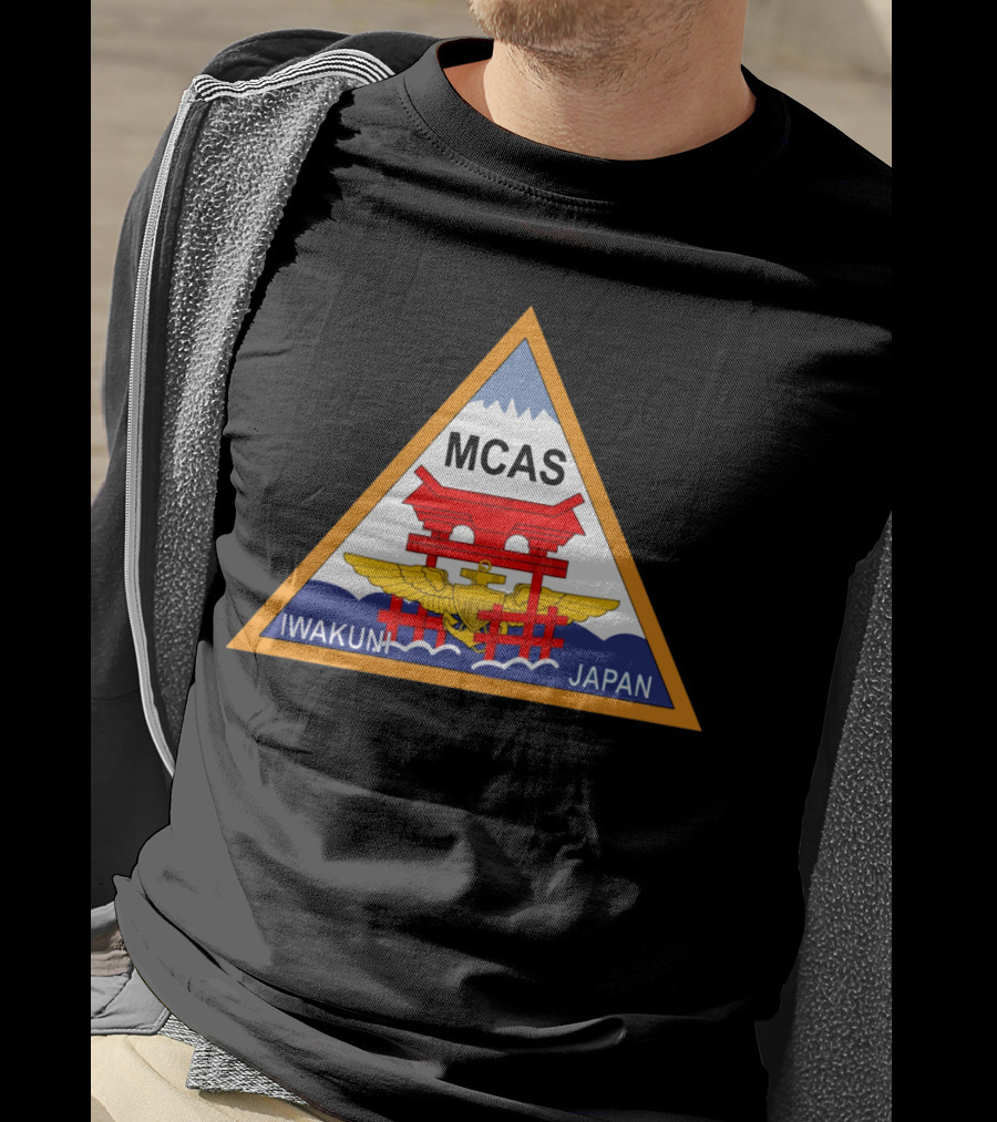 MCAS Iwakuni Japan Torii Gate Emblem T-Shirt