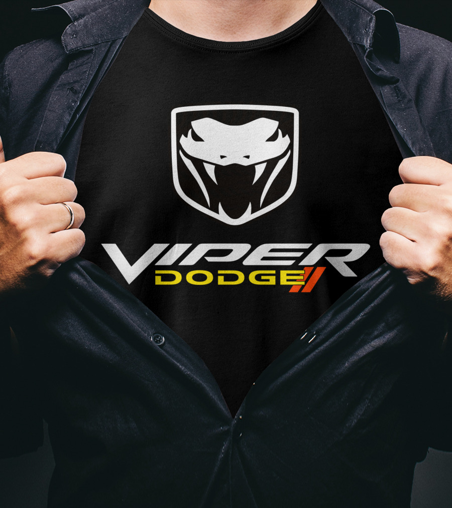 Viper Dodge Snake Head T-Shirt