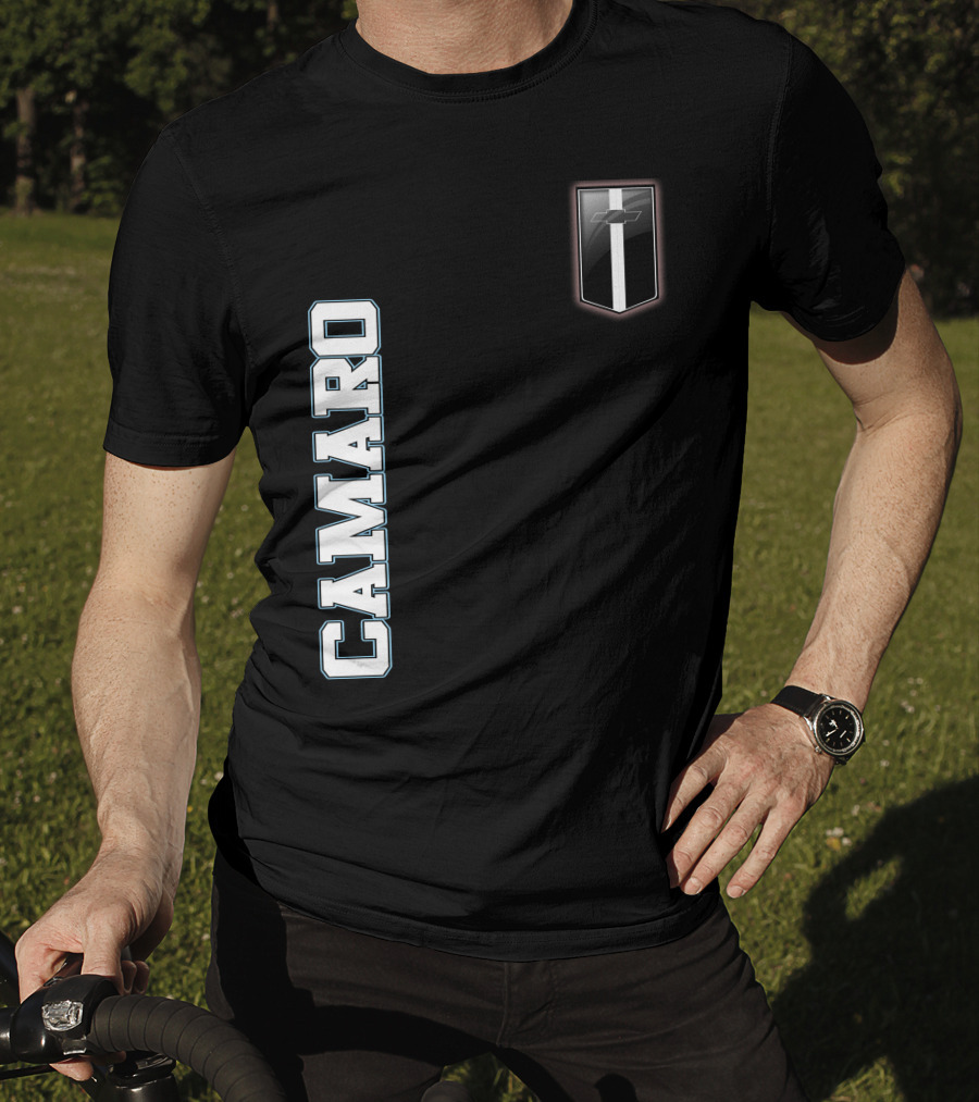 Camaro Text With Emblem T-Shirt