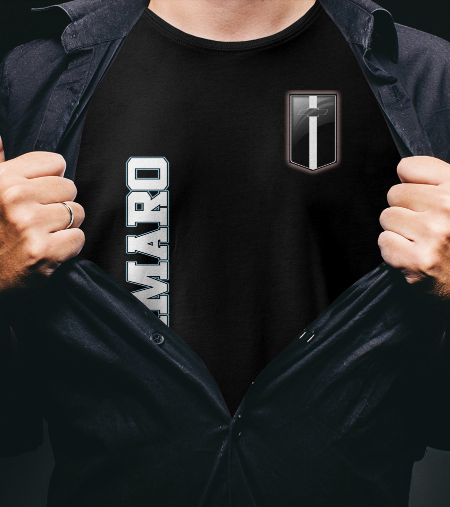 Camaro Text With Emblem T-Shirt