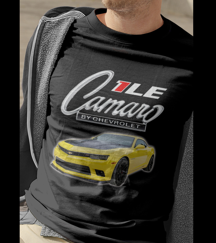 Camaro 1LE By Chevrolet Yellow Sports Car T-Shirt