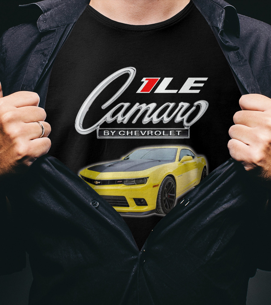 Camaro 1LE By Chevrolet Yellow Sports Car T-Shirt