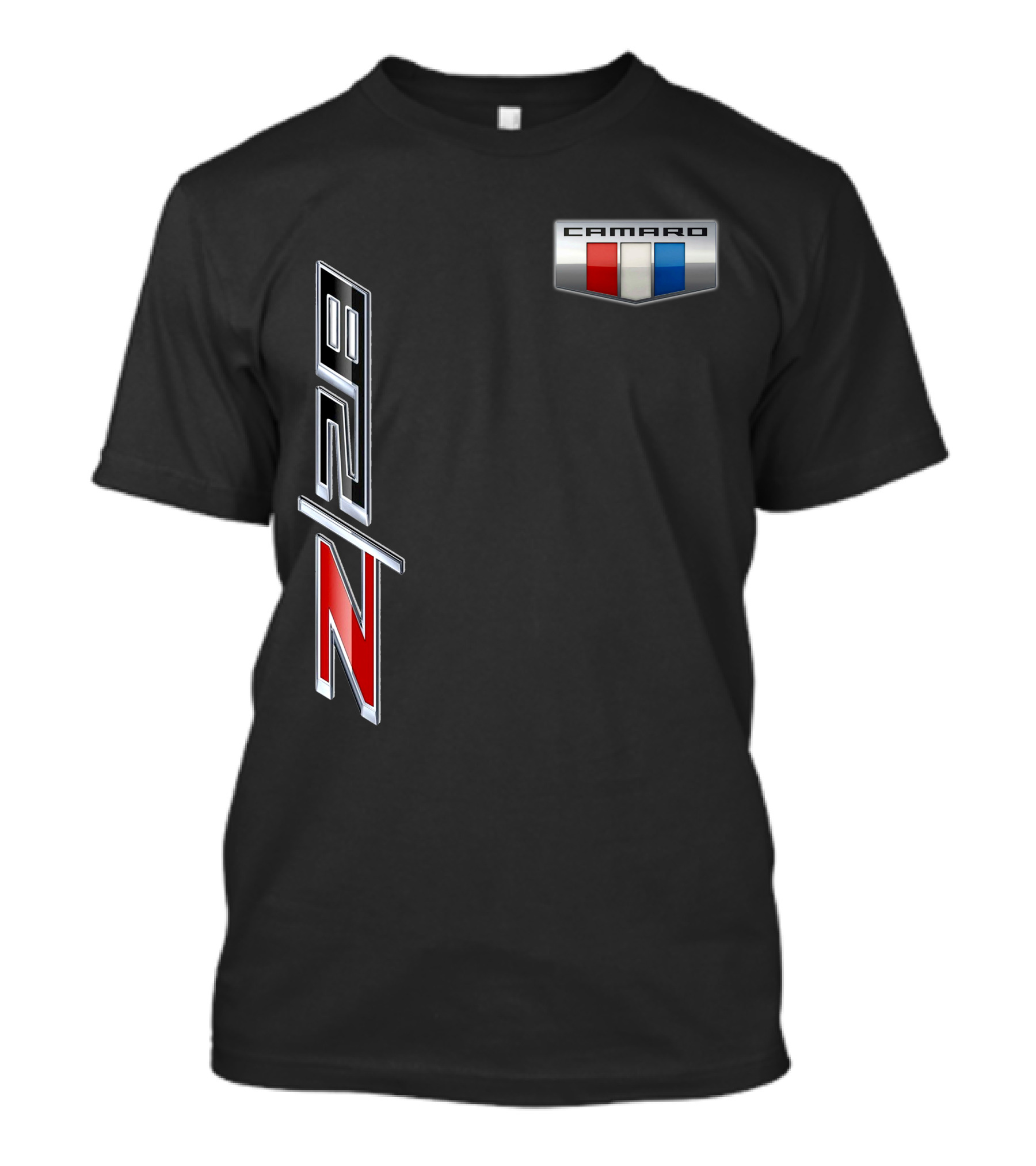 Camaro Z28 Logo With Red White Blue Emblem T-Shirt