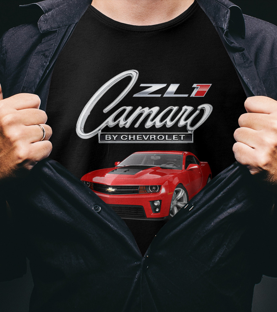 ZL1 Camaro By Chevrolet Red Sports Car T-Shirt