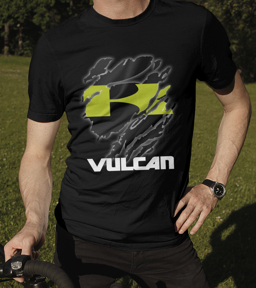 Vulcan Kawasaki Racing Claw Texture Rip T-Shirt
