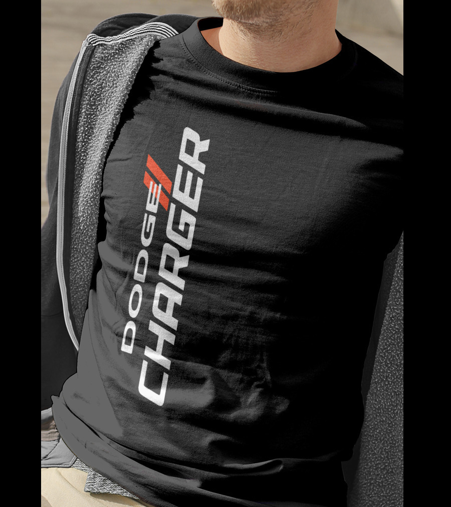Dodge Charger Vertical Performance Stripe T-Shirt