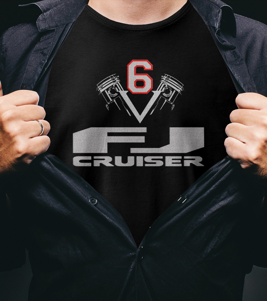FJ CRUISER V6 Piston Engine T-Shirt