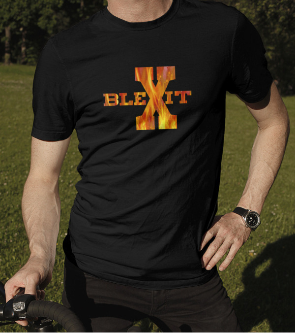 Blexit Free Thinker Fire X Black Exit Republican T-Shirt