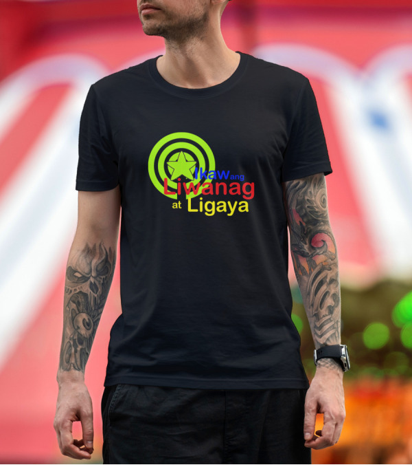 Premium T-Shirt: ABS CBN Ikaw Ang Liwanag At Ligaya Star Symbol Circles T-Shirt ABS CBN Ikaw Ang Liwanag At Ligaya Star Symbol Circles T-Shirt