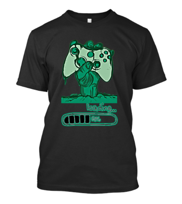 Game Loading Hand Holding Controller 50% T-Shirt
