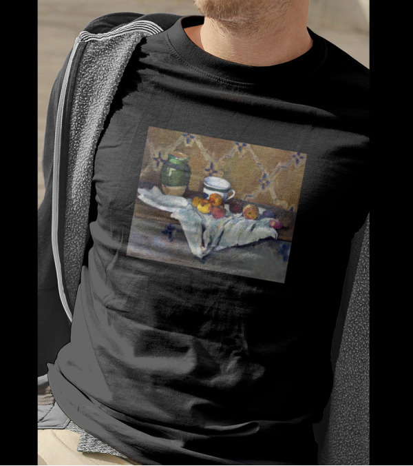 Visible Paul Cezanne Still Life Jar Cup Apples T-Shirt