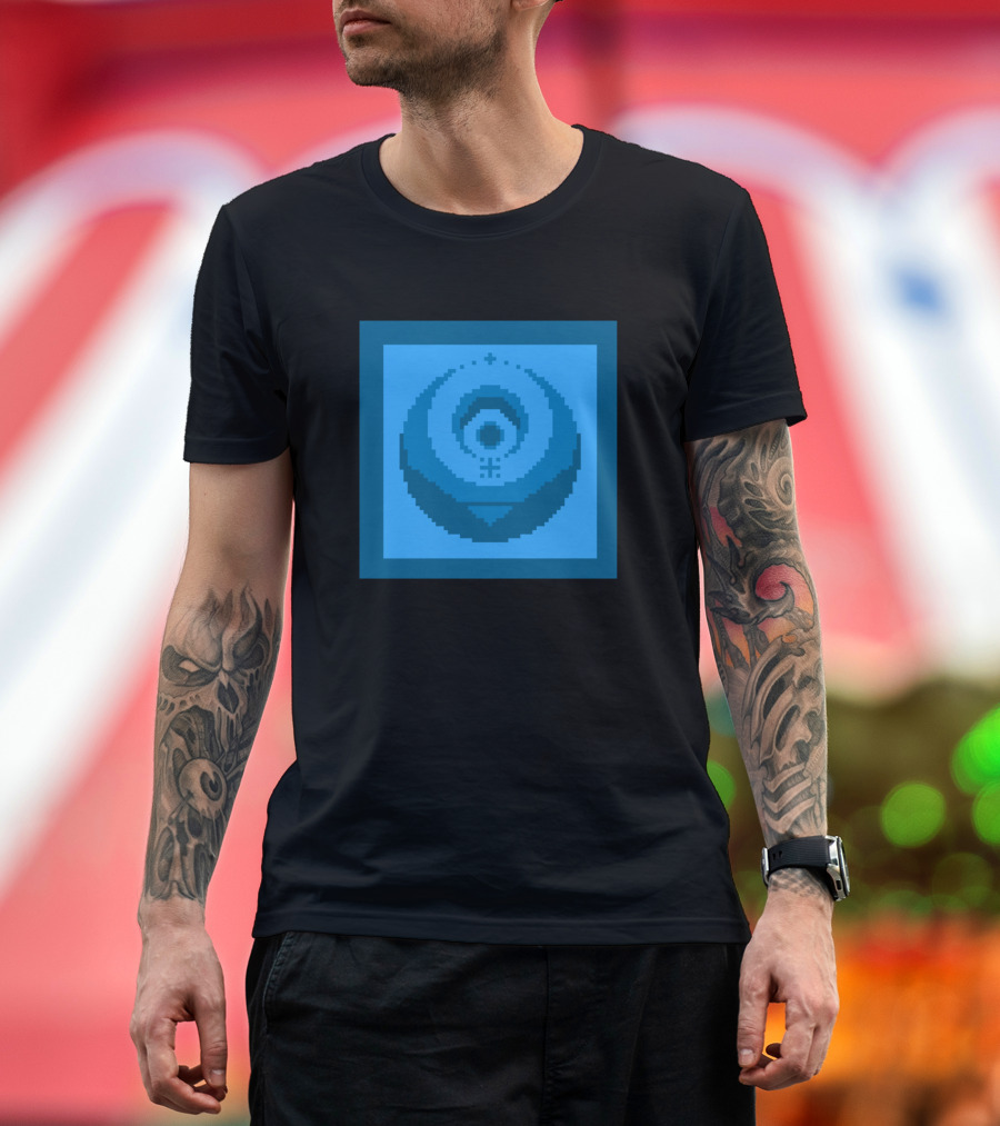 Manticore Sigil Pixel Art Circular T-Shirt
