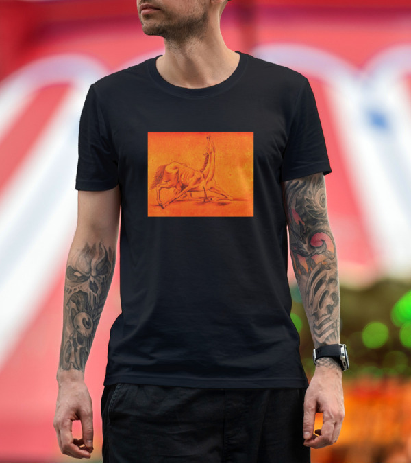 Premium T-Shirt: High Resolution Gutted Horse Pablo Picasso Inspired Image T-Shirt High Resolution Gutted Horse Pablo Picasso Inspired Image T-Shirt
