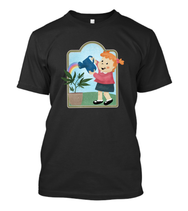 Let's Play At My Magic Garden Watering Rainbow Plant T-Shirt