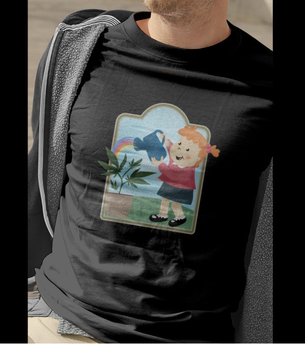Let's Play At My Magic Garden Watering Rainbow Plant T-Shirt