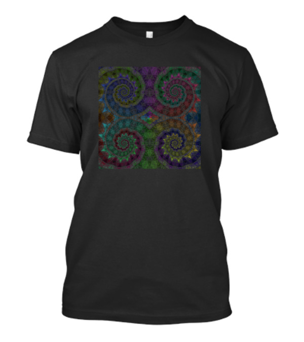 Mosaic Spiral Bohemian Southwest Colorful Geometric T-Shirt