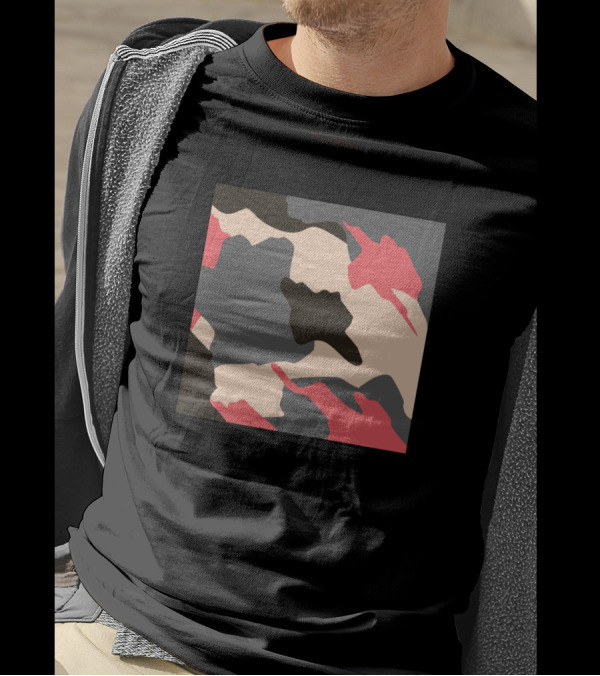 Cute Camouflage Pattern Square T-Shirt