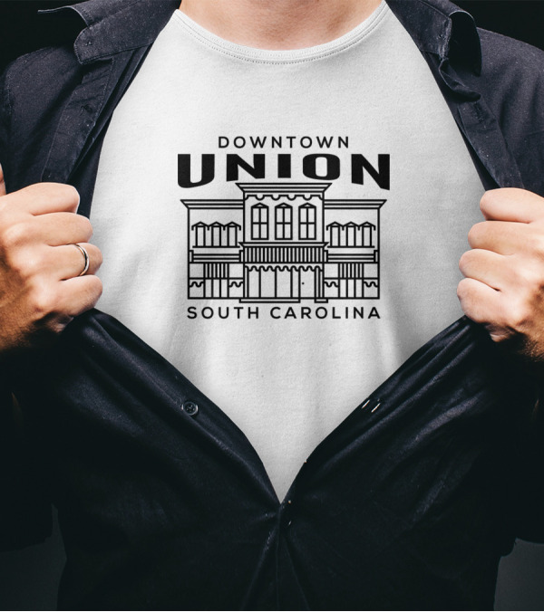 Downtown Union South Carolina Historic Architecture T-Shirt