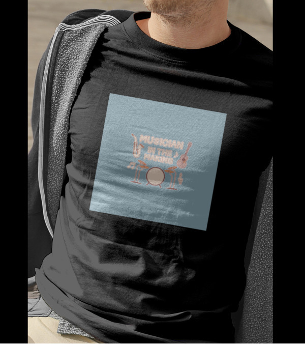 Musician In The Making Drum Saxophone Guitar Baby T-Shirt