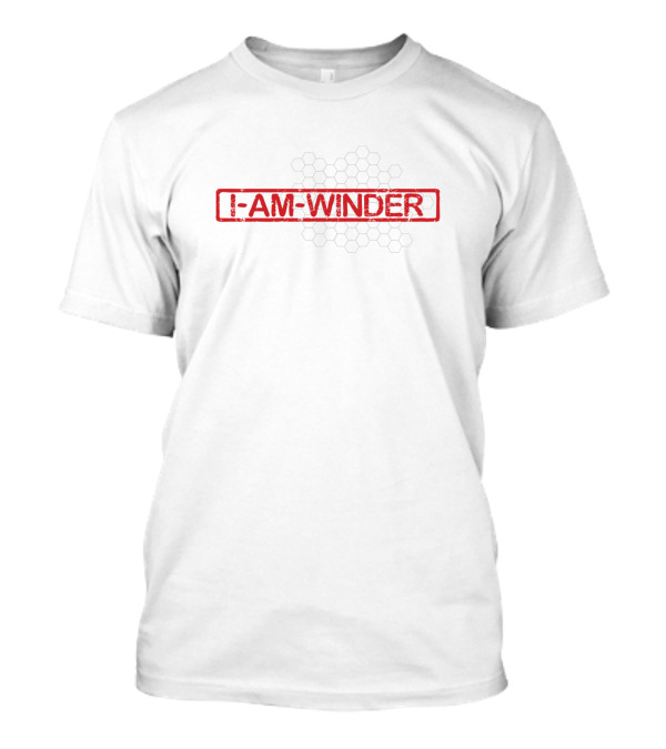 I Am Winder Honeycomb Pattern Birthday Family Name T-Shirt