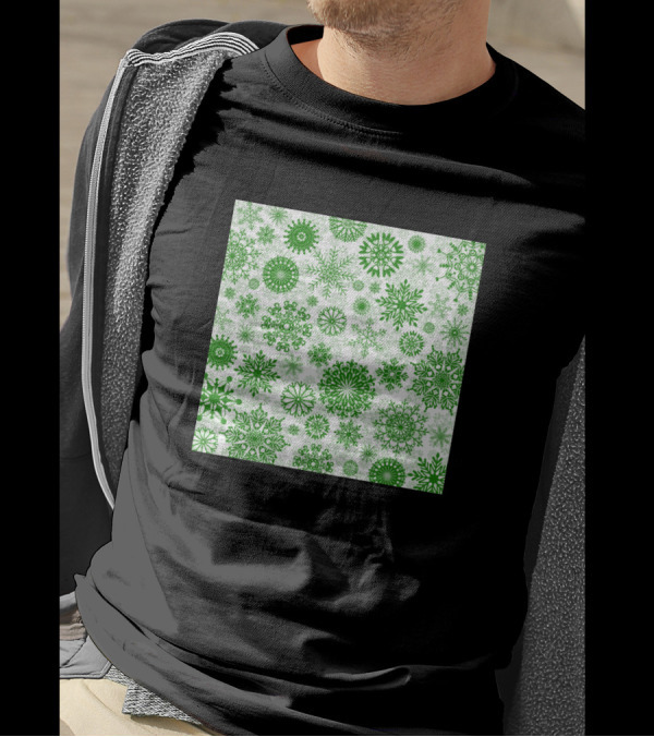 Snowflake Green T-Shirt