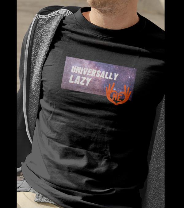 Universally Lazy Me Cosmic Space Hand T-Shirt