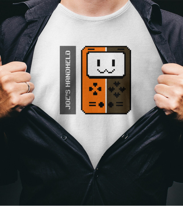 JOE'S HANDHELD PUSH START TO ENTER Retro Gaming Console T-Shirt